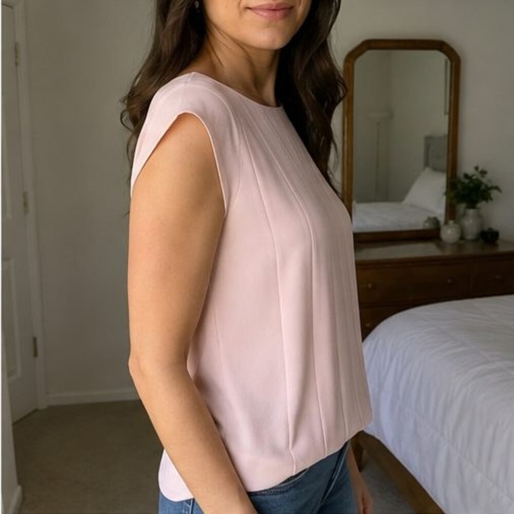 White Ruffle Blouse - Picture 3 of 6